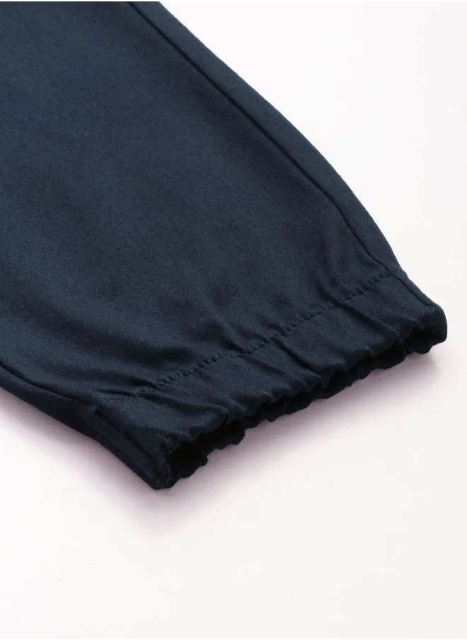 The Indian Garage Co Men Slim Fit Solid Mid-Rise Stretchable Chino Joggers