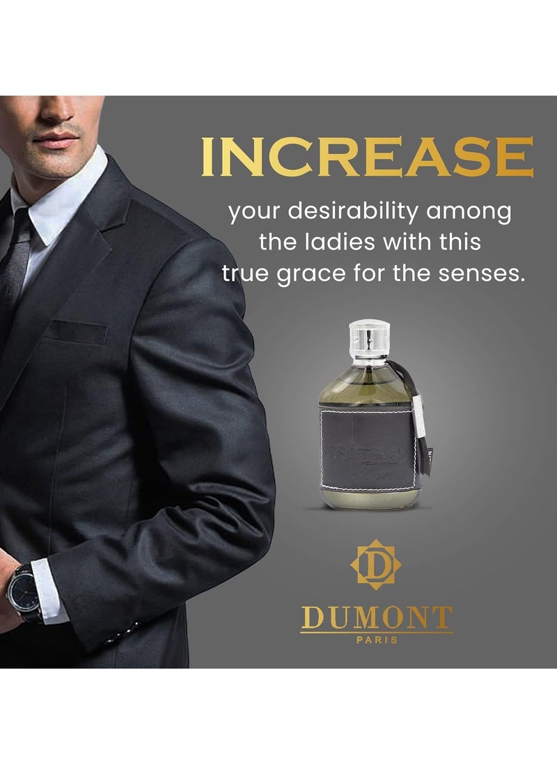 DUMONT PARIS Nitro Black Pour Homme 100ML  - Image 3