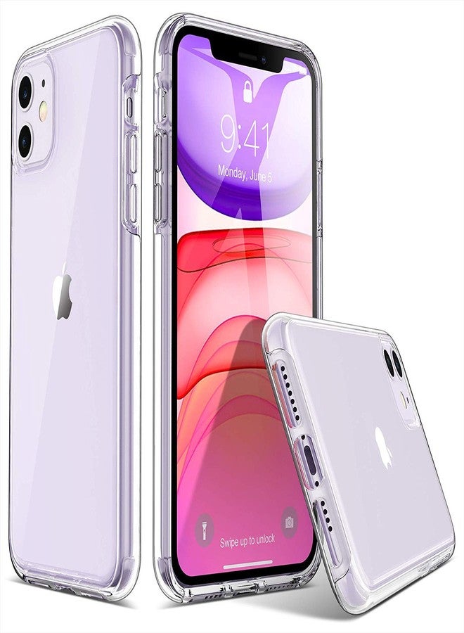 ULAK Clear Case Compatible with iPhone 11 6.1-Inch 2019, Transparent Thin Slim Protective Phone Cover - Image 1