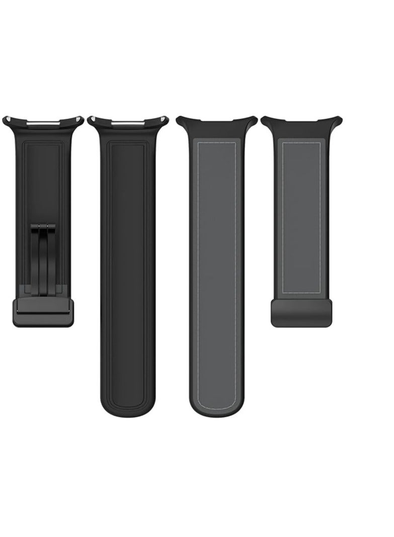 Magnetic Watch Band Compatible for Samsung Galaxy Watch Ultra 47mm (2024) Genuine Leather with Magnetic Buckle Design Adjustable Wristbands Accessories Replacement Straps for Men and Women - Image 2