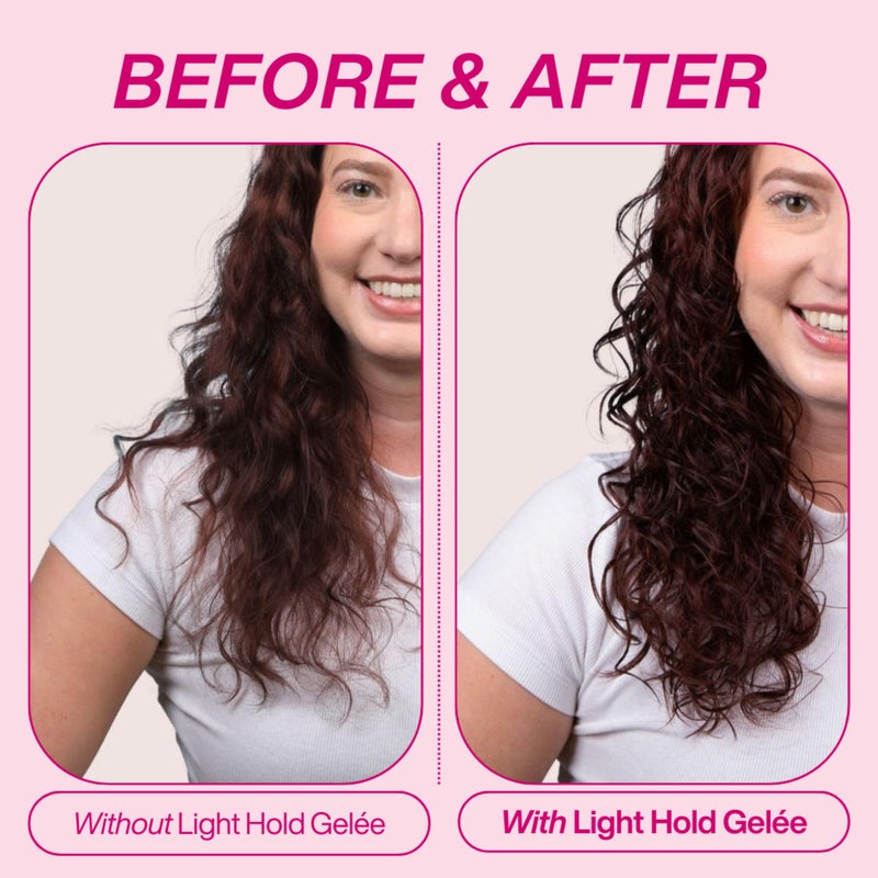 dippity-do Dippity Do Girls with Curls Light Hold Gelee, Shape, Smooth & Separate Curls, Formulated with Aloe, Vitamin E & Wheat Protein, Frizz-Free, Never Crunchy, Curly Hair Gel For Women, 2 Pack - Image 5