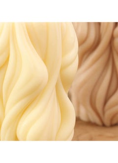 Graffiti Resin Wave Rotation Candle Silicone Mold for Wax Pouring and Home Decoration 12.7*9.5cm  - Image 5