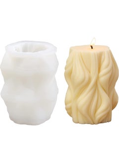 Graffiti Resin Wave Rotation Candle Silicone Mold for Wax Pouring and Home Decoration 12.7*9.5cm  - Image 2