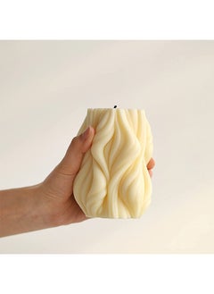 Graffiti Resin Wave Rotation Candle Silicone Mold for Wax Pouring and Home Decoration 12.7*9.5cm  - Image 3