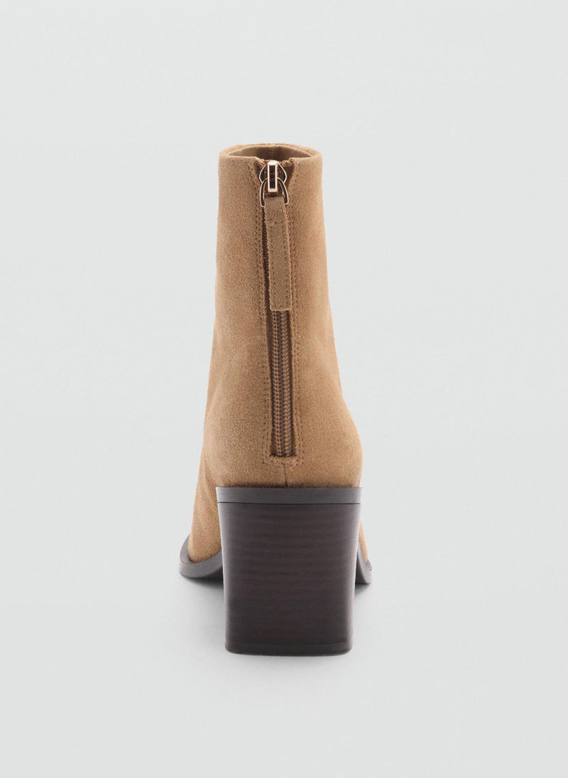 MANGO Heel Leather Ankle Boot  - Image 2