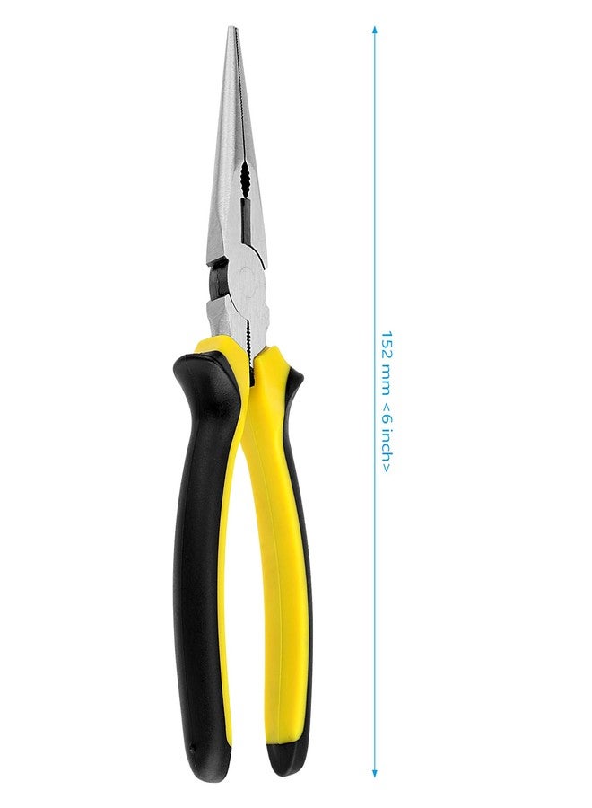 SEHOI 12 PCS 6 Inch Needle Nose Pliers Set, Long Nose Pliers with Wire Cutter, Mini Jewelry Needle Nose Pliers for Cutting Bending Wire Handmade Craft - Image 2