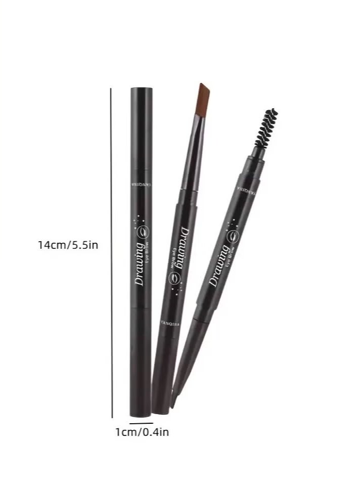 Drawing Without Dignity Retractable Eyebrow Pencil Black Double Sided Fine Tip draws defines and fills eyebrows - Image 3