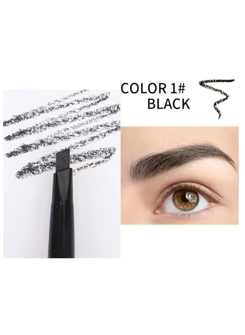 Drawing Without Dignity Retractable Eyebrow Pencil Black Double Sided Fine Tip draws defines and fills eyebrows - Image 2