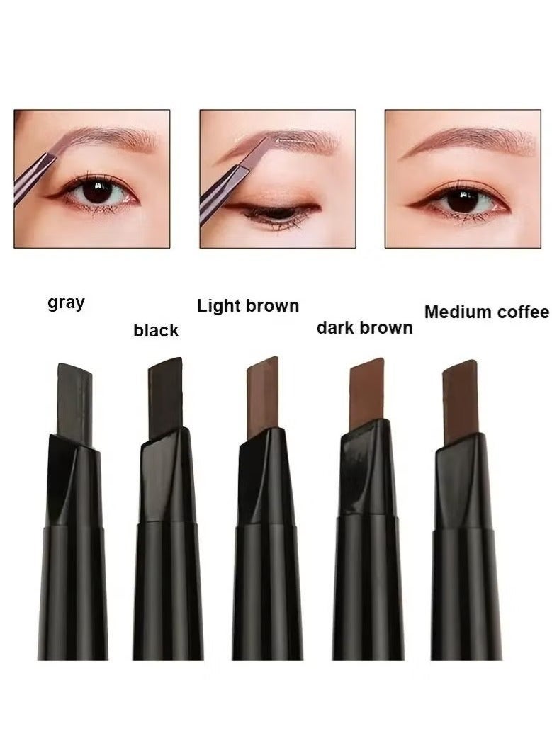 Drawing Without Dignity Retractable Eyebrow Pencil Black Double Sided Fine Tip draws defines and fills eyebrows - Image 4