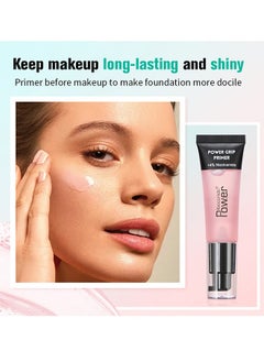 ibcccndc Pore Primer Pre Makeup Gel,Power Grip Primer,Pore Shrink Cream Isolation Concealer Cream Invisible Pore,Even Skin Tone Lasting Hydrating For All Skin (#02)  - Image 2