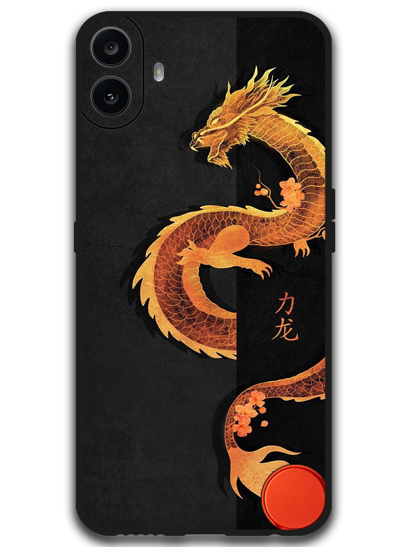 Theodor Protective Case Anti Scratch Shock Proof Bumper Cover For Nothing CMF Phone 1 Dragon Art - Image 1