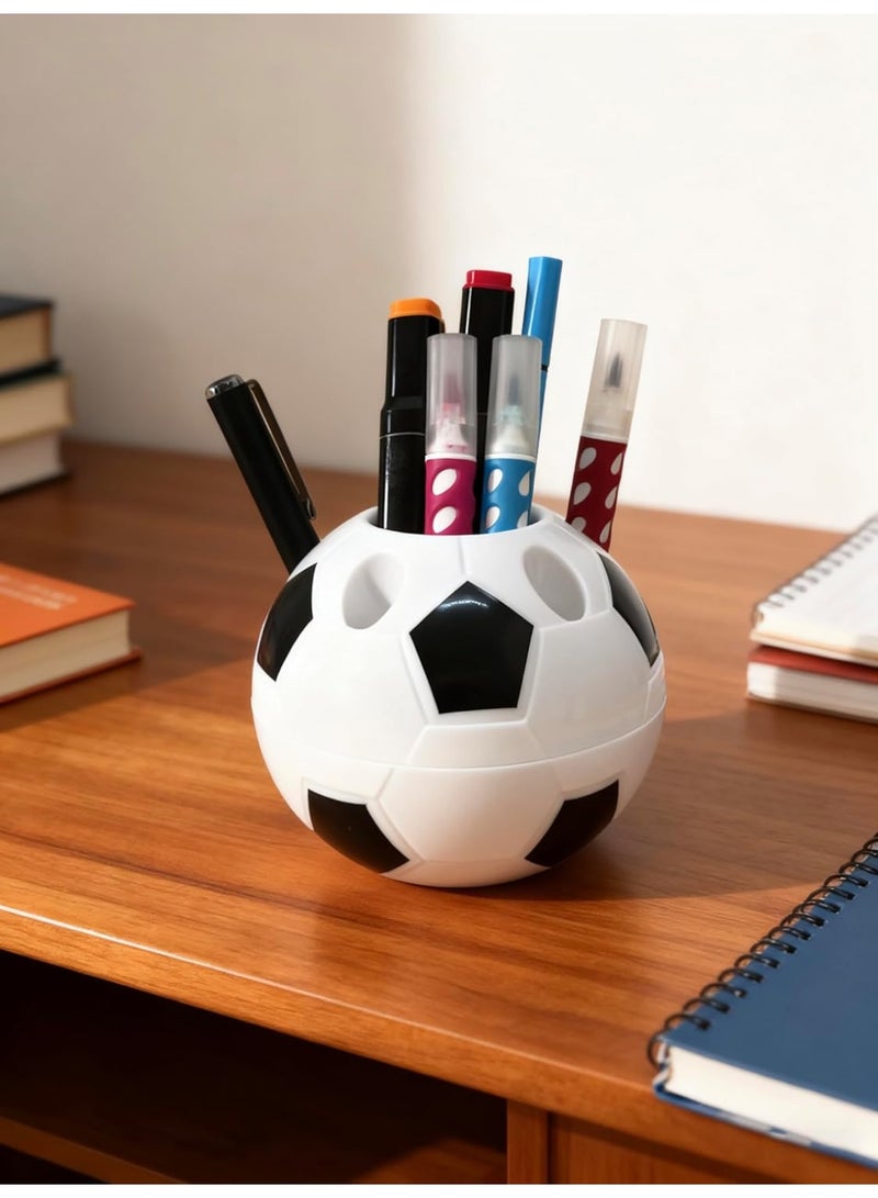 Football Pen Holder for Desk, Football Pencil Cup, Cute Creative Desktop Storage Case, Table Organizer Container, Gifts for kids - Image 5