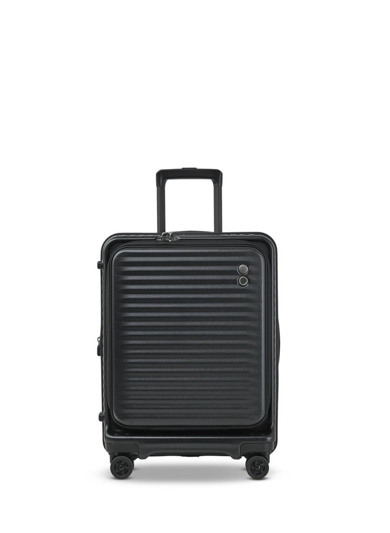 Echolac Celestra 54 cm Cabin Luggage Trolley - Black - Image 1