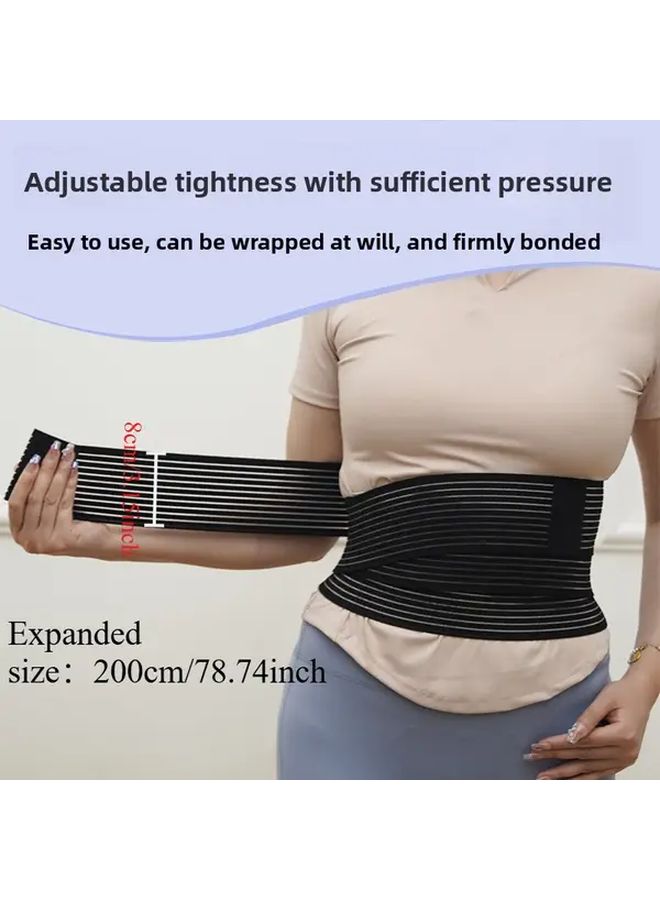 Beige Tone Adjustable Lumbar Support Corset For Men And Women Postpartum Gym Fitness - Image 2