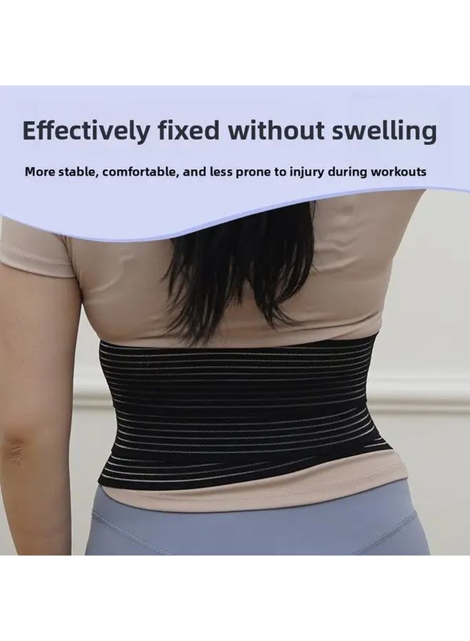 Beige Tone Adjustable Lumbar Support Corset For Men And Women Postpartum Gym Fitness - Image 3