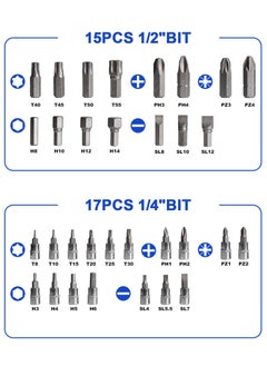 HomarKet 82 PCS Mechanic Socket Tool Kit Set, Professional Car Repair Tool Wrench Set Batch Head Ratchet Pawl Socket Spanner Screwdriver  - Image 5