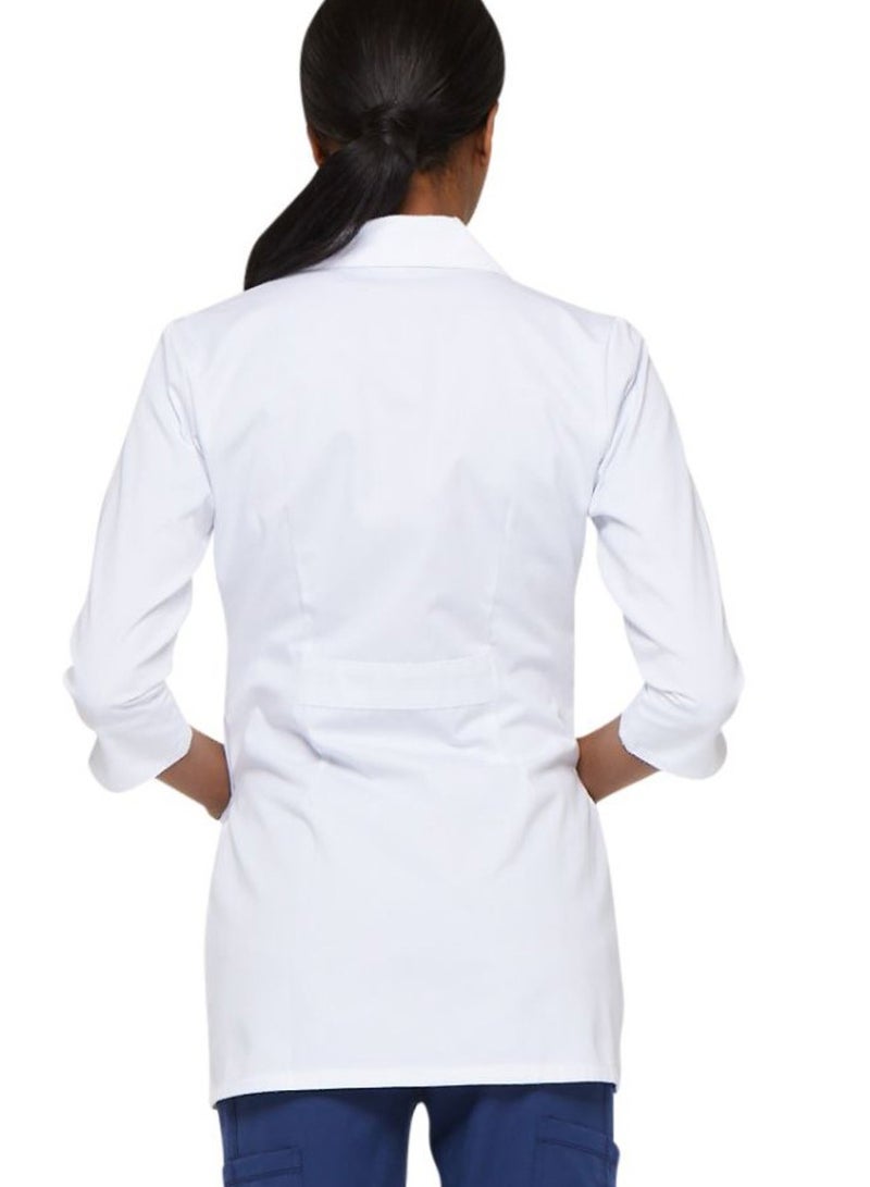 White Long Sleeves Wrinkle Free Labcoat