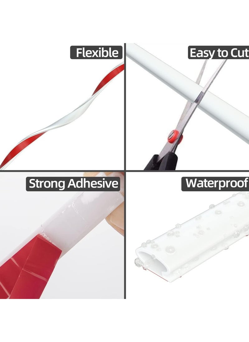 RATSAW - Door Seal Strip, 6M Self-Adhesive Rubber Door Insulation Weather Strip, Door Weather Stripping for Window and Door Soundproofing, Weatherstripping for Door Frame Gap Blocker - Image 1