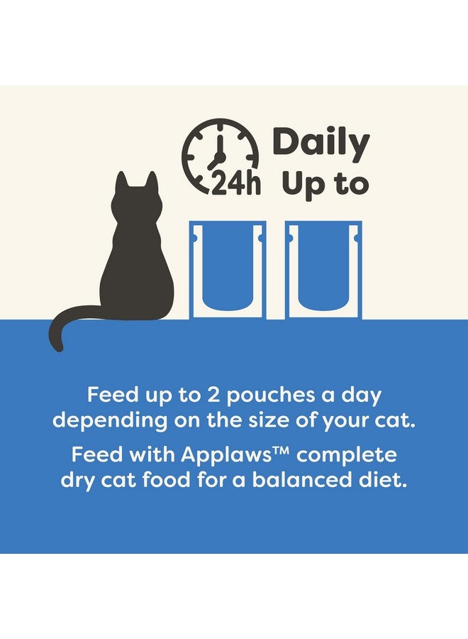 Applaws Natural Wet Cat Food in Broth, Limited Ingredient Wet Cat Food Pouches, No Additives, Made with Natural Ingredients, Tuna with Salmon in Broth (12 x 2.47oz Pouches) - Image 5