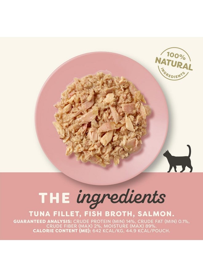 Applaws Natural Wet Cat Food in Broth, Limited Ingredient Wet Cat Food Pouches, No Additives, Made with Natural Ingredients, Tuna with Salmon in Broth (12 x 2.47oz Pouches) - Image 3
