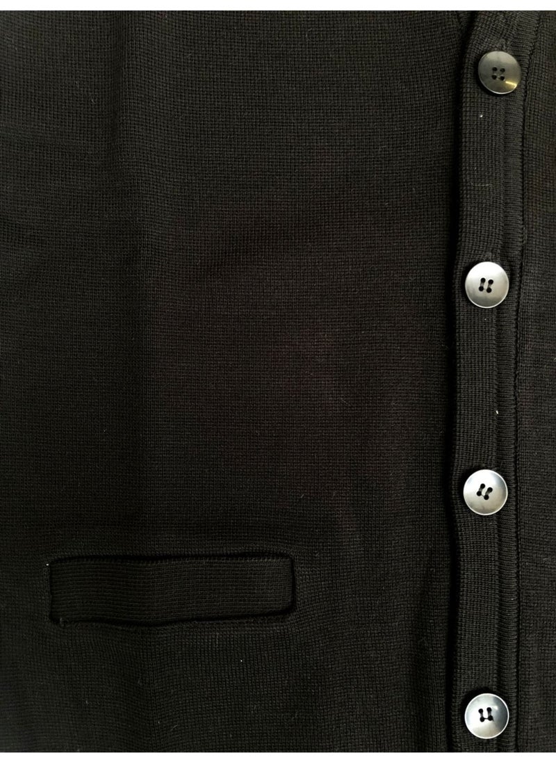 Grimen Buttoned Steel Knitted Casual Comfortable Pattern Buttoned Vest