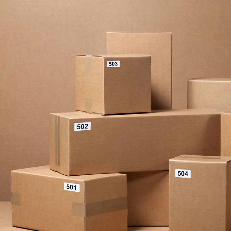 DGBDPACK Consecutively Numbered Labels, 2 x 1 Inch Self-Adhesive Vinyl Inventory Numbered Sticker (501-1000) - Image 5