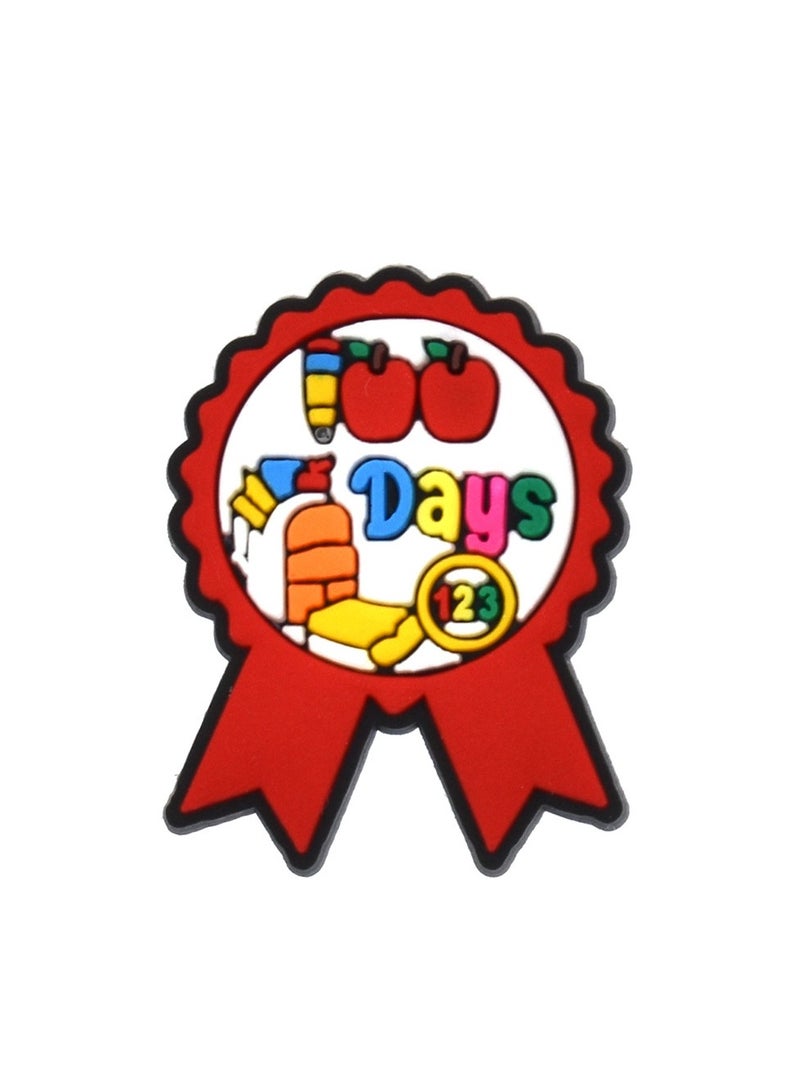 Excefore Shoe Decoration Charms Crocs Charms 25 Pcs  Croc Accessories School Life Student Rewards PVC, Holiday Birthday Party Favors, Charms For Clog Wristband Sandals Bracelet - Image 4