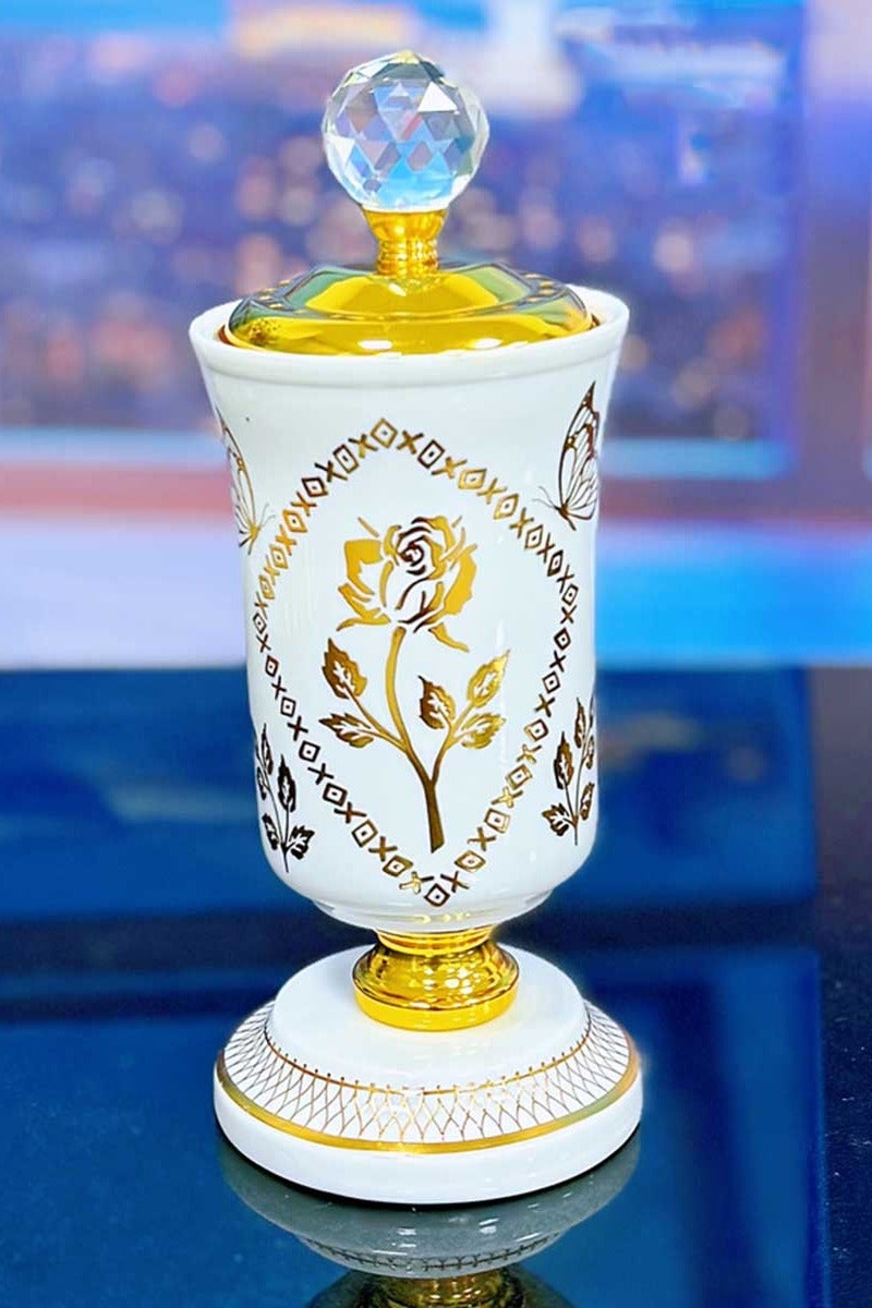 بخور بوسيدين مبخرة عود عربية بتصميم أنيق لعطر المنزل والمكتب 