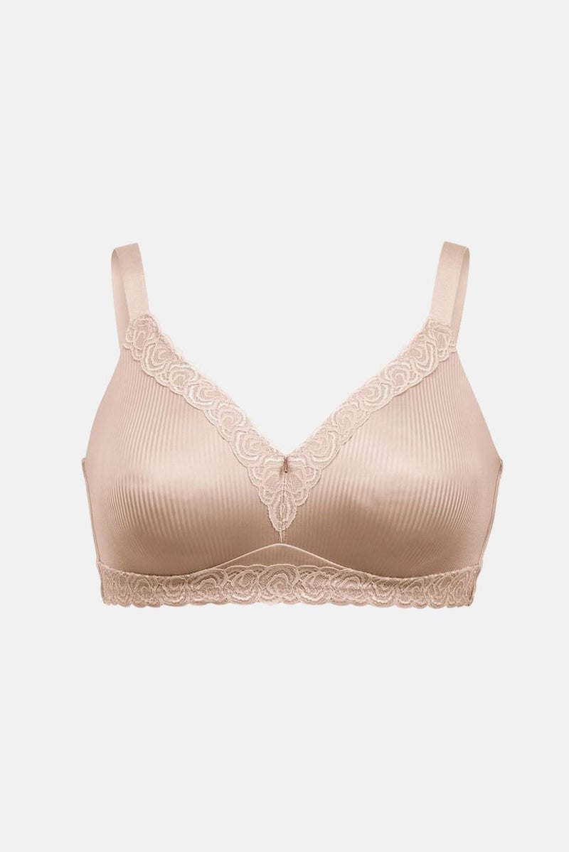 Tchibo Women Non Padded Non Wired Soft Bra, Tan  - Image 3