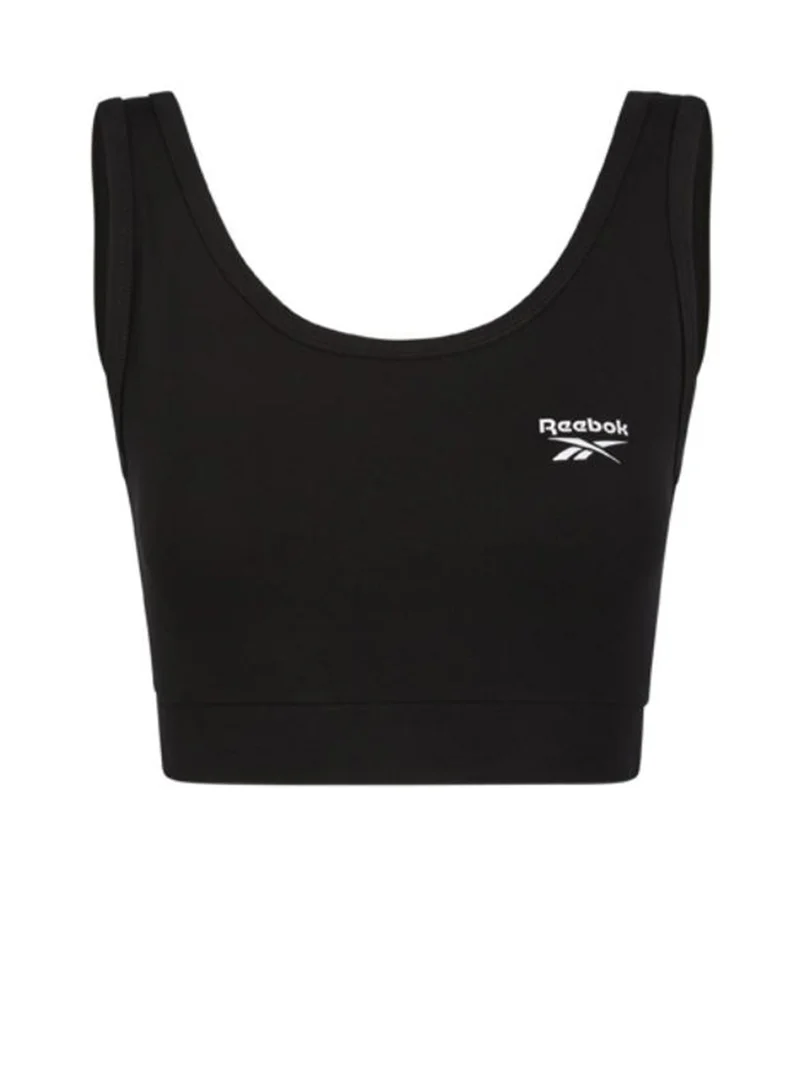 Reebok Luna Scoop Neck Small Logo Bra Top