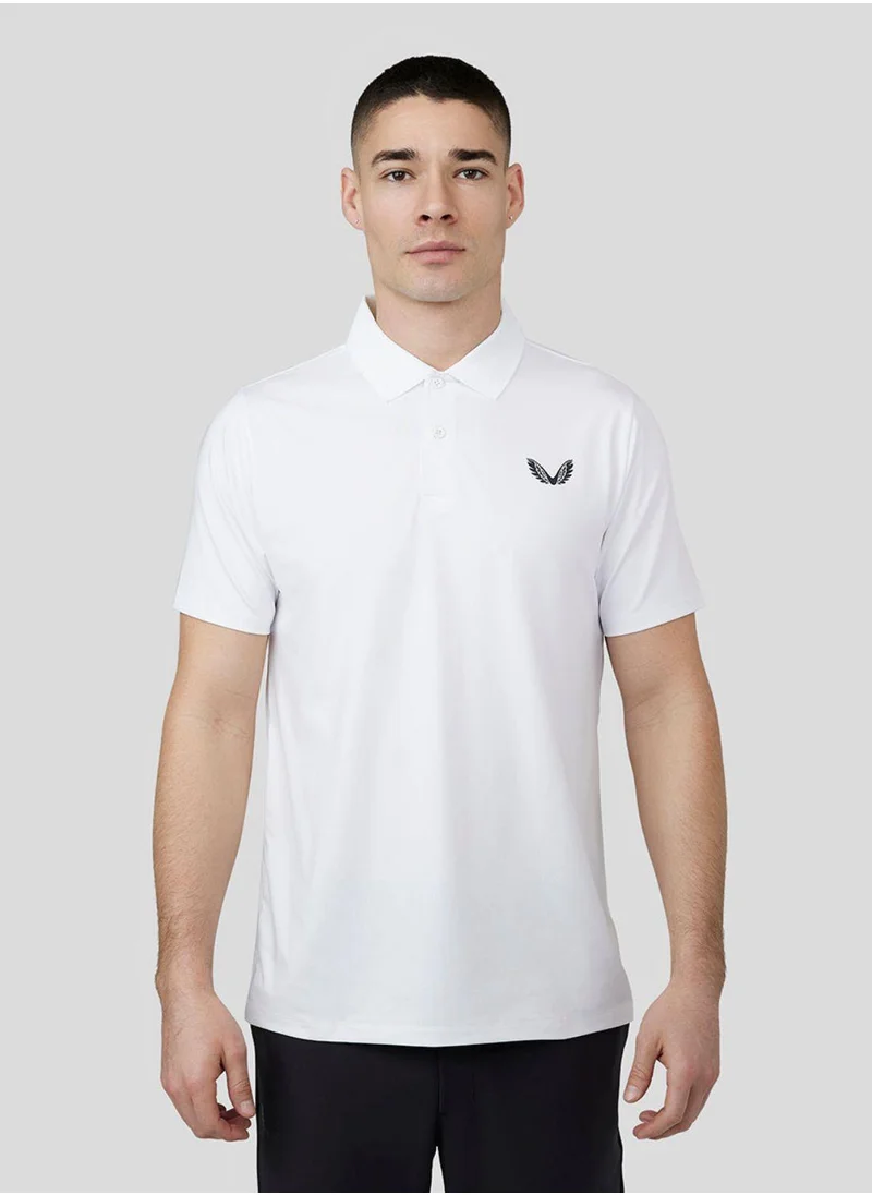 CASTORE White Golf Breathable Polo