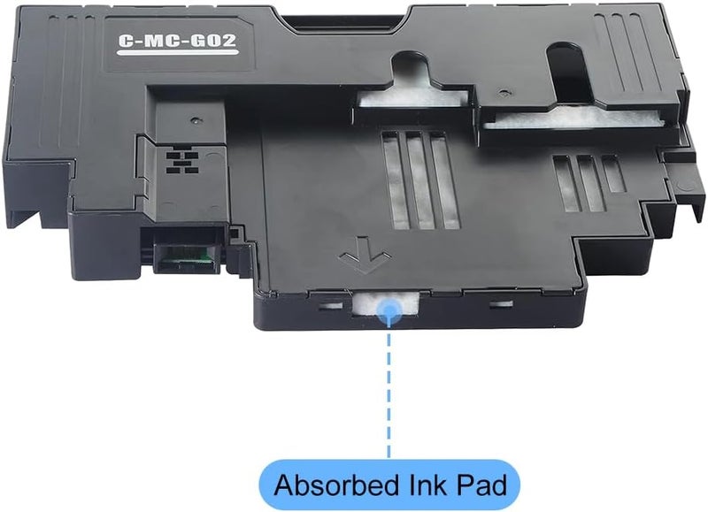AYMSous MC-G02 Waste Ink Maintenance Cartridge Waste Ink Collector Unit Work for Canon PIXMA G3260 G2260 G1220...etc Printers Waste Ink Tank Waste Ink Collection - Image 4