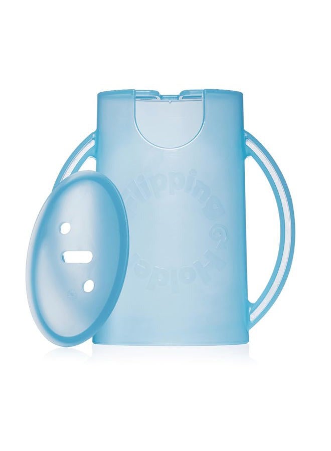 Flipping Holder The , a mess-free food pouch and juice box holder for babies, toddlers, and kids - Image 1