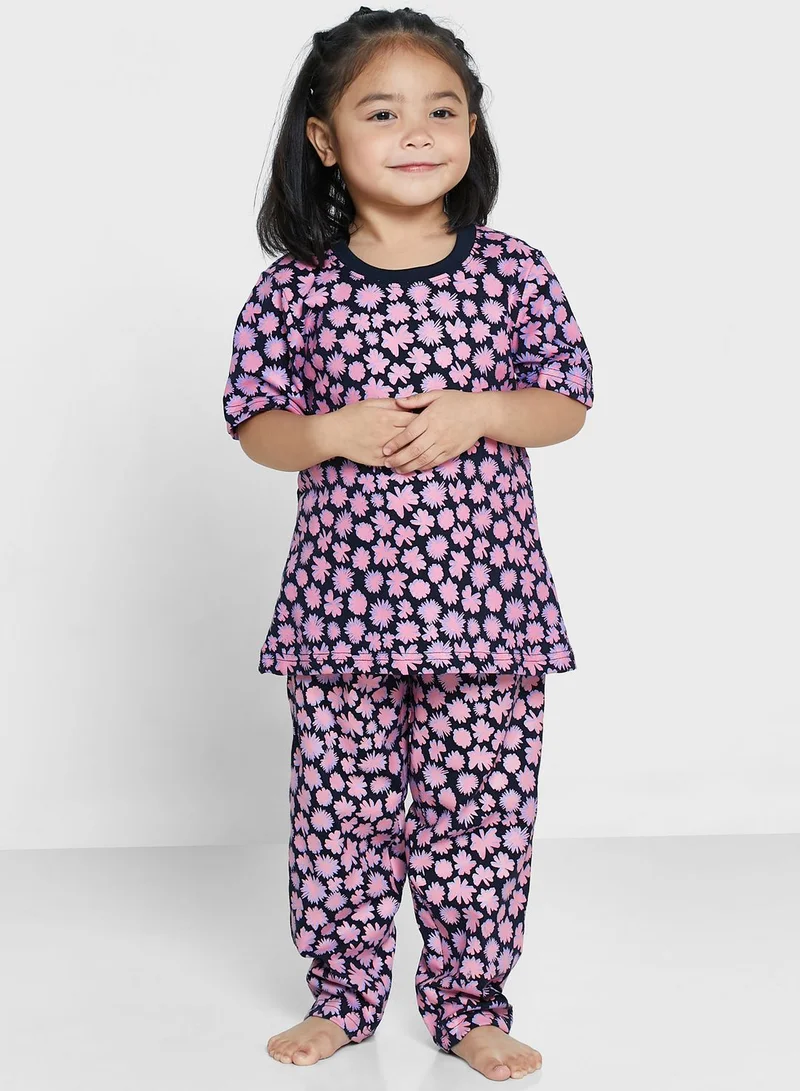 Pinata Shadow Flower Aop Pj Set