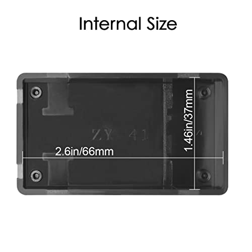 LeMotech Project Box, 5 Pieces ABS Electrical Box Small Junction Box for Electronics PCB Case,Electronic Hobby Box Black, Outside Size 2.8 x 1.7 x 0.9 inch (72x 42x 23 mm) - Image 3