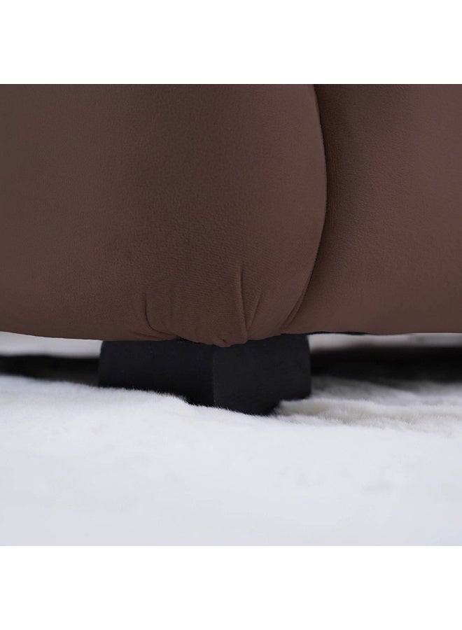 Pan Home Emirates Gama Bench-Velvet~Brown  - Image 4
