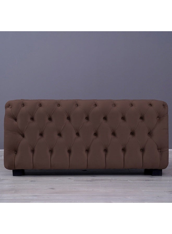 Pan Home Emirates Gama Bench-Velvet~Brown  - Image 3