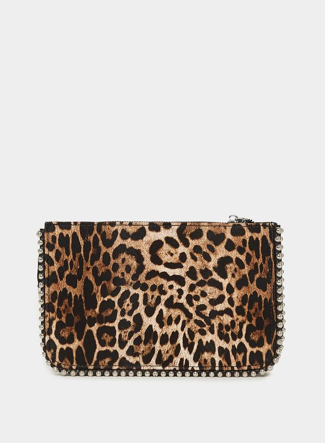 Styli Leopard Print Clutch  - Image 2