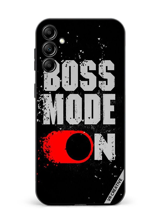 VR CREATIVE Protective Case Cover For Samsung Galaxy M14 Boss Mode On Design Multicolour - Image 1