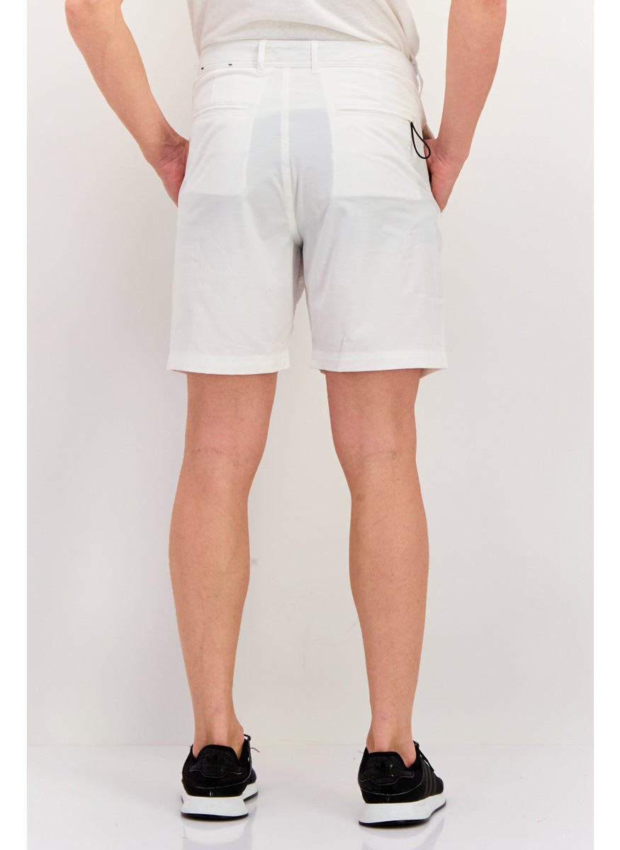 Tailorbyrd Men Performance Fit Outdoor Short, White  - Image 3
