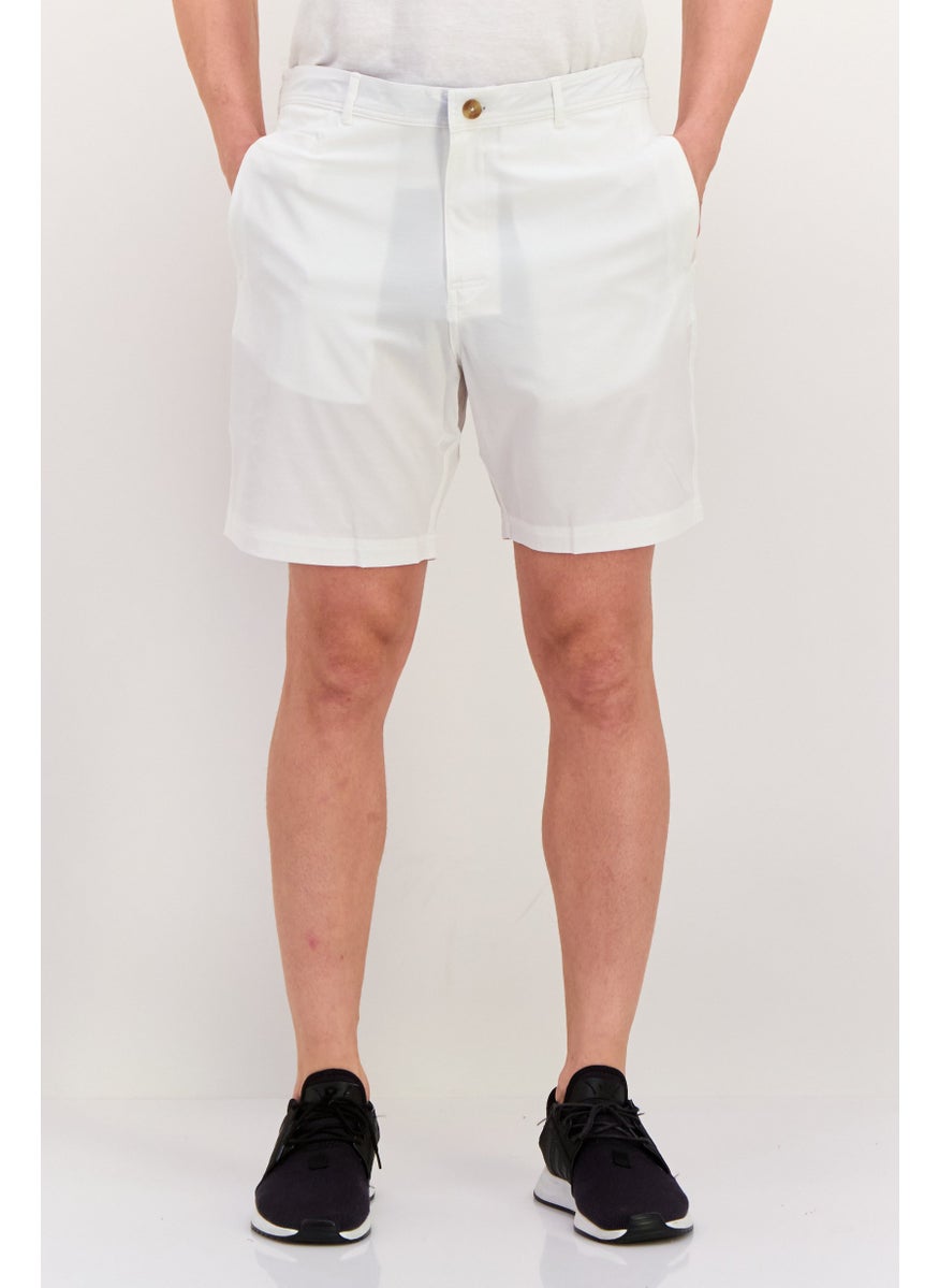 Tailorbyrd Men Performance Fit Outdoor Short, White  - Image 1