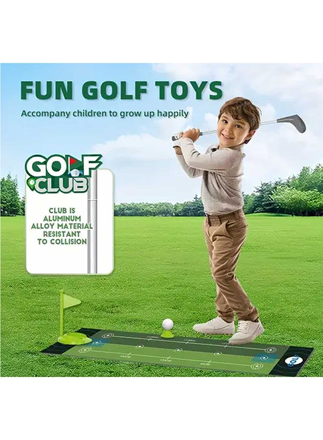 Toyland Kids Indoor Golf Club Play Set With Putting Mat, Balls And Clubs – Fun Sports Game For Boys And Girls - Image 4
