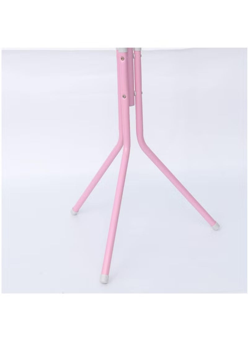 Arabest - Coat Rack Freestanding, Entryway Hall Tree With 12 Hooks, Coat Hanger Stand, Floor Standing Coat Rack, Coat Rack Stand, Clothes Rack, Coat Tree, Pink - Image 1