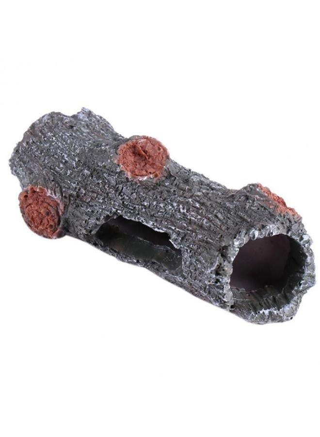 Generic Aquarium Tank Decoration Artificial Ornament Hollow Trunk Simulation Tree Log Wood Polyresin Landscape Fish Tank Supplies  - Image 1