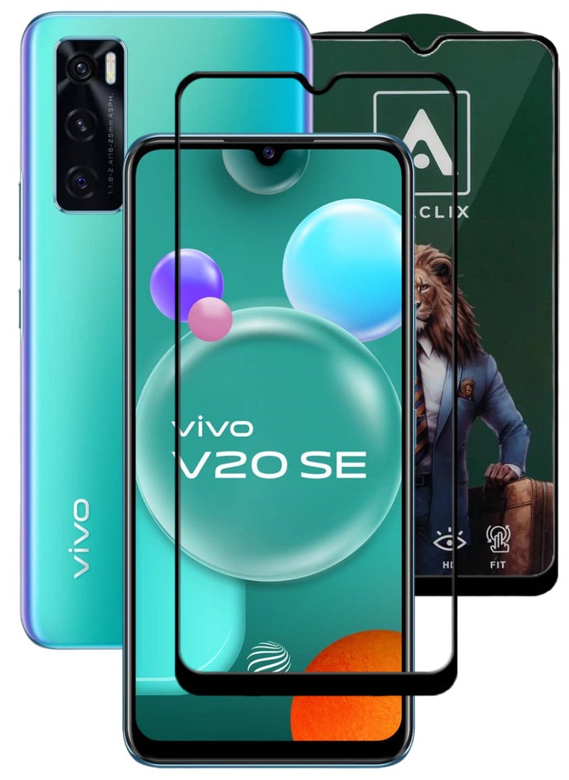 ACLIX Antistatic ESD Dustproof Premium Quality High Definition Tempered Glass Screen Protector Designed For vivo V20 SE - Image 1