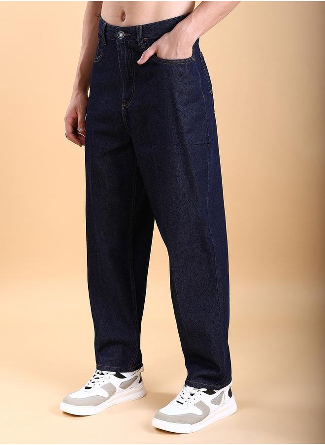 HIGHLANDER Mid-Rise Loose Fit Jeans by Styli  - Image 4