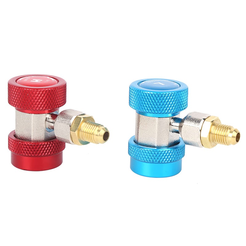 Copper Quick Connect Coupler 1 4 Inch Male Flare AC Refrigerant Fitting 2 Pieces - Image 4