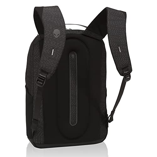 Alienware Horizon Commuter Backpack, AW423P, Padded shoulder straps and back, RFIDsafe pocket, Anti-scratch lining, Black - Image 3