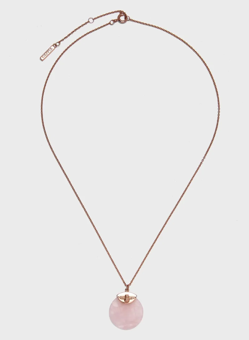 OLIVIA BURTON Bejewelled Bee Necklace