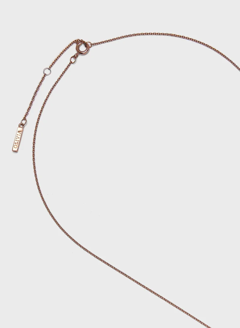 OLIVIA BURTON Bejewelled Bee Necklace
